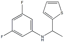 3,5-difluoro-N-[1-(thiophen-2-yl)ethyl]aniline Struktur
