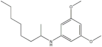 3,5-dimethoxy-N-(octan-2-yl)aniline Structure