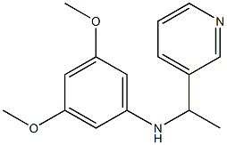 3,5-dimethoxy-N-[1-(pyridin-3-yl)ethyl]aniline