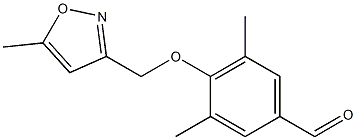 3,5-dimethyl-4-[(5-methyl-1,2-oxazol-3-yl)methoxy]benzaldehyde