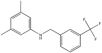  3,5-dimethyl-N-{[3-(trifluoromethyl)phenyl]methyl}aniline