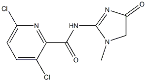 3,6-dichloro-N-(1-methyl-4-oxo-4,5-dihydro-1H-imidazol-2-yl)pyridine-2-carboxamide