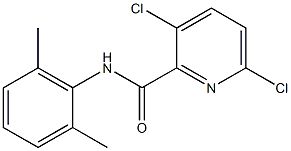 3,6-dichloro-N-(2,6-dimethylphenyl)pyridine-2-carboxamide,,结构式