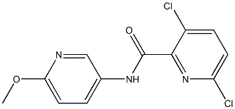 3,6-dichloro-N-(6-methoxypyridin-3-yl)pyridine-2-carboxamide Structure