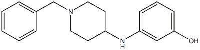 3-[(1-benzylpiperidin-4-yl)amino]phenol Structure