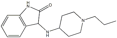 3-[(1-propylpiperidin-4-yl)amino]-2,3-dihydro-1H-indol-2-one 结构式