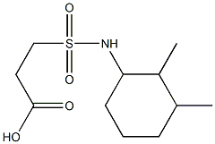 3-[(2,3-dimethylcyclohexyl)sulfamoyl]propanoic acid|