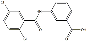 3-[(2,5-dichlorobenzene)amido]benzoic acid