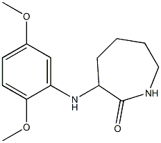 3-[(2,5-dimethoxyphenyl)amino]azepan-2-one|