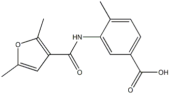 3-[(2,5-dimethyl-3-furoyl)amino]-4-methylbenzoic acid