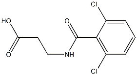 3-[(2,6-dichlorophenyl)formamido]propanoic acid,,结构式