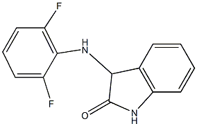 3-[(2,6-difluorophenyl)amino]-2,3-dihydro-1H-indol-2-one
