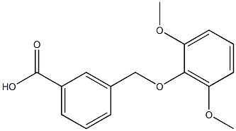 3-[(2,6-dimethoxyphenoxy)methyl]benzoic acid