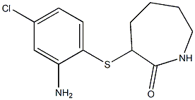 3-[(2-amino-4-chlorophenyl)sulfanyl]azepan-2-one|