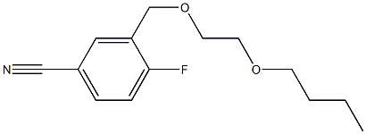 3-[(2-butoxyethoxy)methyl]-4-fluorobenzonitrile|