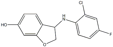 3-[(2-chloro-4-fluorophenyl)amino]-2,3-dihydro-1-benzofuran-6-ol