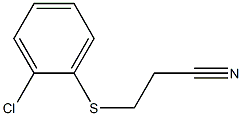 3-[(2-chlorophenyl)sulfanyl]propanenitrile