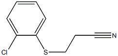 3-[(2-chlorophenyl)sulfanyl]propanenitrile|