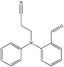 3-[(2-formylphenyl)(phenyl)amino]propanenitrile Structure