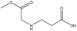 3-[(2-methoxy-2-oxoethyl)amino]propanoic acid,,结构式