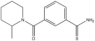 3-[(2-methylpiperidin-1-yl)carbonyl]benzenecarbothioamide