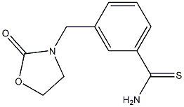 3-[(2-oxo-1,3-oxazolidin-3-yl)methyl]benzene-1-carbothioamide Structure