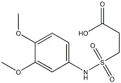  3-[(3,4-dimethoxyphenyl)sulfamoyl]propanoic acid