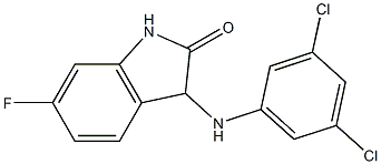 3-[(3,5-dichlorophenyl)amino]-6-fluoro-2,3-dihydro-1H-indol-2-one