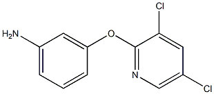 3-[(3,5-dichloropyridin-2-yl)oxy]aniline Struktur