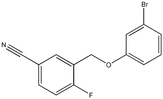 3-[(3-bromophenoxy)methyl]-4-fluorobenzonitrile