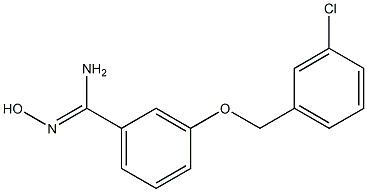  3-[(3-chlorobenzyl)oxy]-N'-hydroxybenzenecarboximidamide