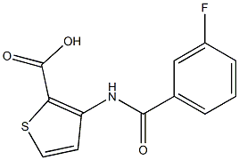  3-[(3-fluorobenzoyl)amino]thiophene-2-carboxylic acid