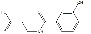 3-[(3-hydroxy-4-methylbenzoyl)amino]propanoic acid