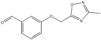 3-[(3-methyl-1,2,4-oxadiazol-5-yl)methoxy]benzaldehyde