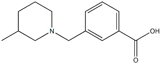  3-[(3-methylpiperidin-1-yl)methyl]benzoic acid