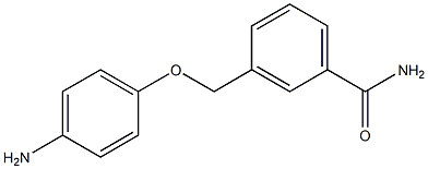 3-[(4-aminophenoxy)methyl]benzamide Struktur