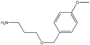 3-[(4-methoxyphenyl)methoxy]propan-1-amine,,结构式