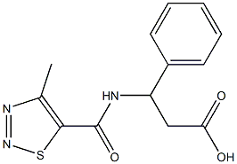  3-[(4-methyl-1,2,3-thiadiazol-5-yl)formamido]-3-phenylpropanoic acid