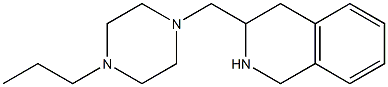 3-[(4-propylpiperazin-1-yl)methyl]-1,2,3,4-tetrahydroisoquinoline|