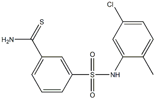  3-[(5-chloro-2-methylphenyl)sulfamoyl]benzene-1-carbothioamide