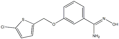 3-[(5-chlorothien-2-yl)methoxy]-N'-hydroxybenzenecarboximidamide