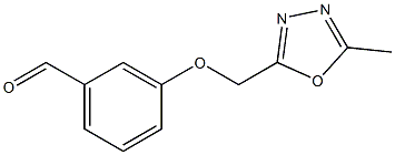 3-[(5-methyl-1,3,4-oxadiazol-2-yl)methoxy]benzaldehyde