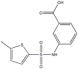 3-[(5-methylthiophene-2-)sulfonamido]benzoic acid