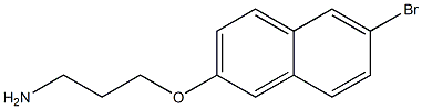 3-[(6-bromo-2-naphthyl)oxy]propan-1-amine Structure