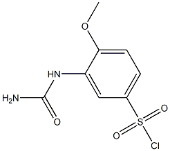 3-[(aminocarbonyl)amino]-4-methoxybenzenesulfonyl chloride