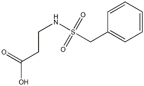 3-[(benzylsulfonyl)amino]propanoic acid 结构式