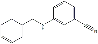 3-[(cyclohex-3-en-1-ylmethyl)amino]benzonitrile Structure