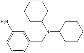 3-[(dicyclohexylamino)methyl]aniline 结构式