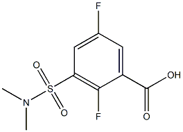 3-[(dimethylamino)sulfonyl]-2,5-difluorobenzoic acid