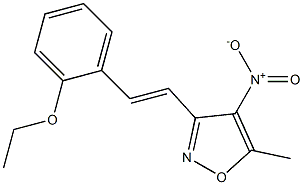 3-[(E)-2-(2-ethoxyphenyl)vinyl]-5-methyl-4-nitroisoxazole